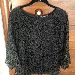 Adrianna Papell Lace Blouse - L